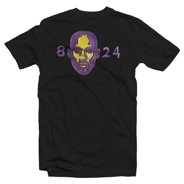 KOBE embroidery Face T-shirt