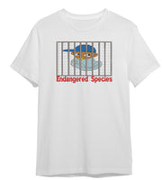 Endangered Species (Black or White Crew neck T-Shirt, Embroidery)
