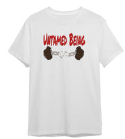 Untamed Being (Black or White crew neck T-Shirt, Embroidery)